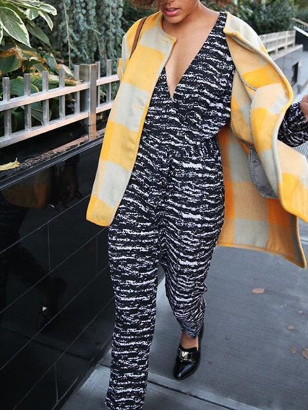 Y Yigal x Design Lab Long-Sleeve Jumpsuit
